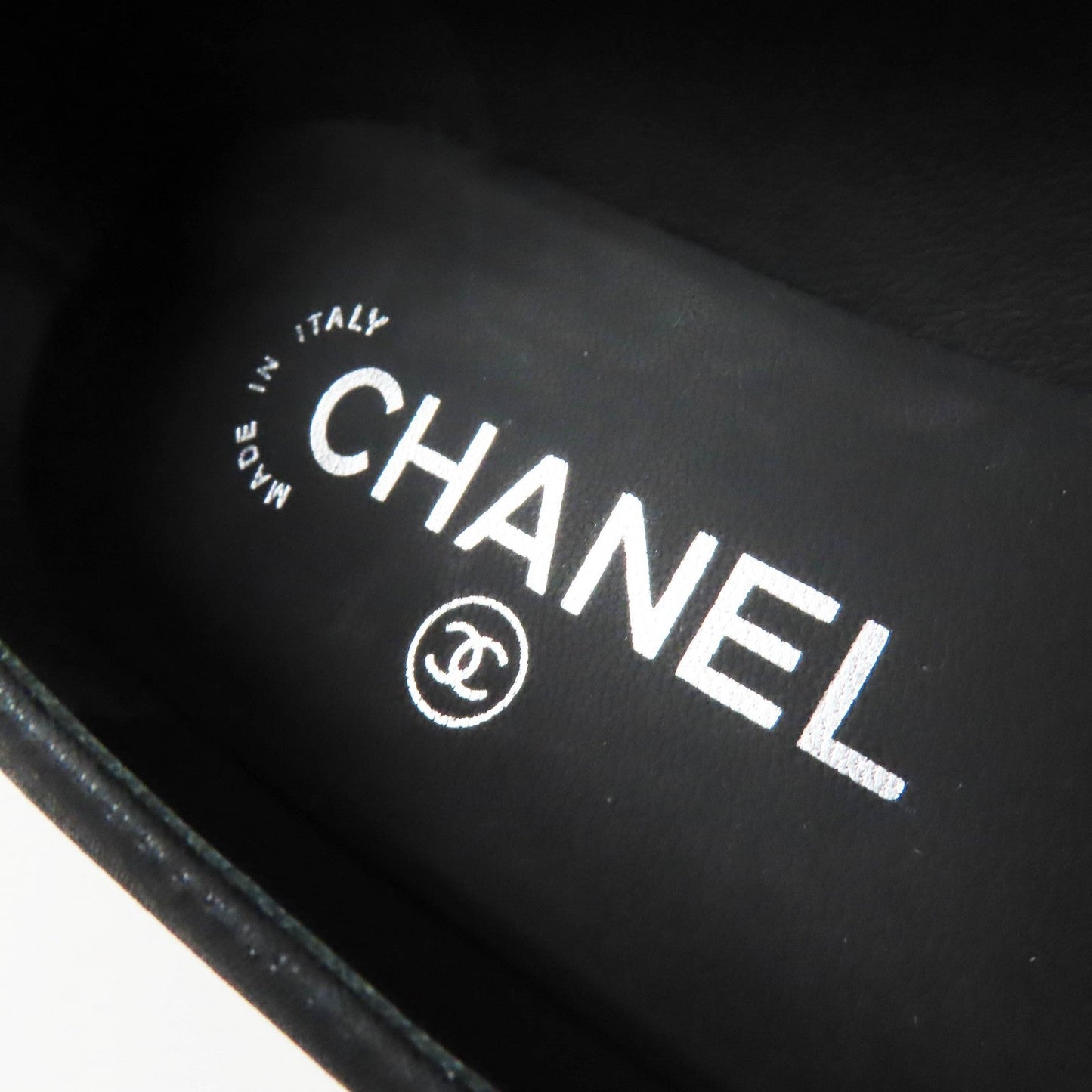 CHANEL Ballet shoes G30947 Calfskin black 35