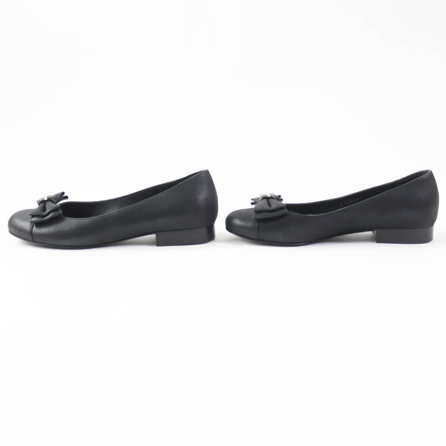 CHANEL Ballet shoes G30947 Calfskin black 35