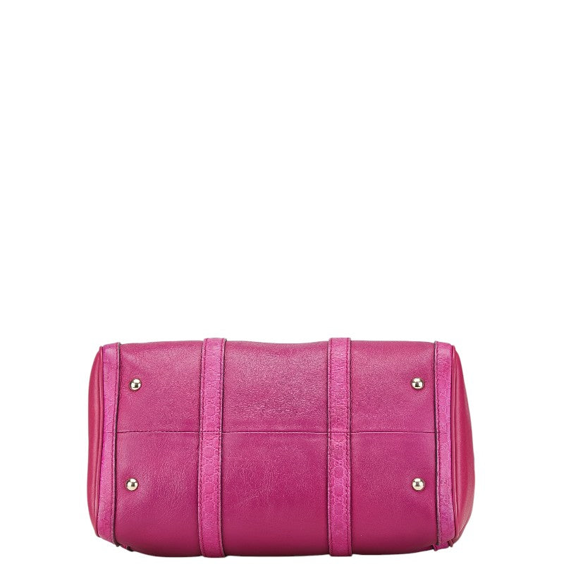 Gucci Guccissima Mini Boston 2way Bag Pink Leather 247205