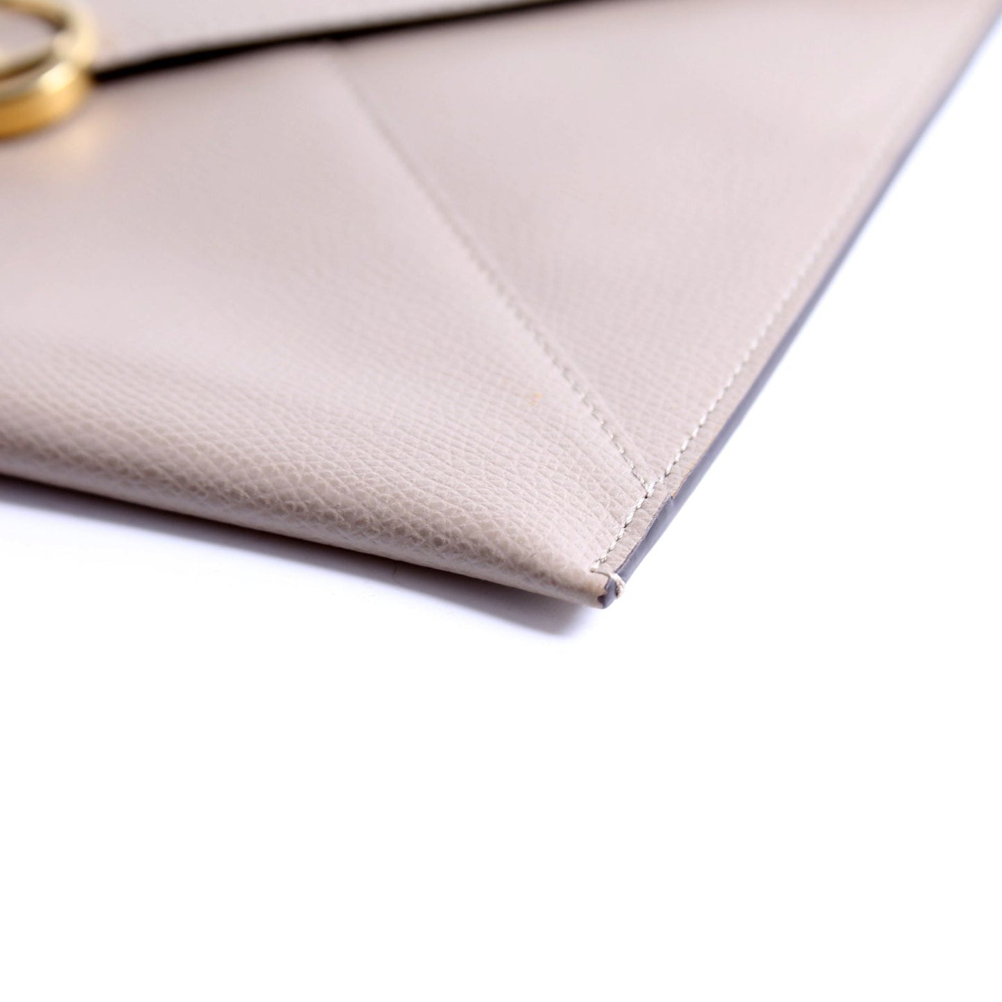 8N0152 F Is Fendi Envelope Flat Pouch Taupe