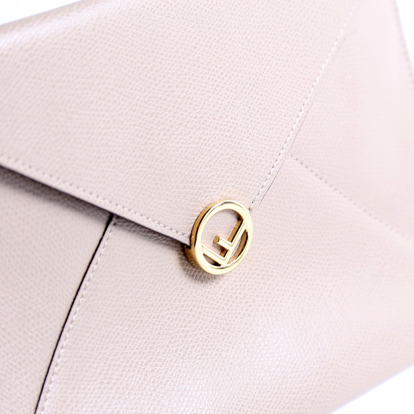 8N0152 F Is Fendi Envelope Flat Pouch Taupe