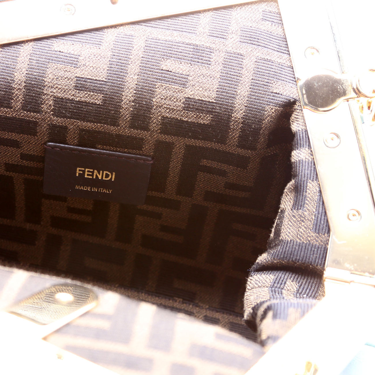 8BP129 Fendi First Small Mint Green