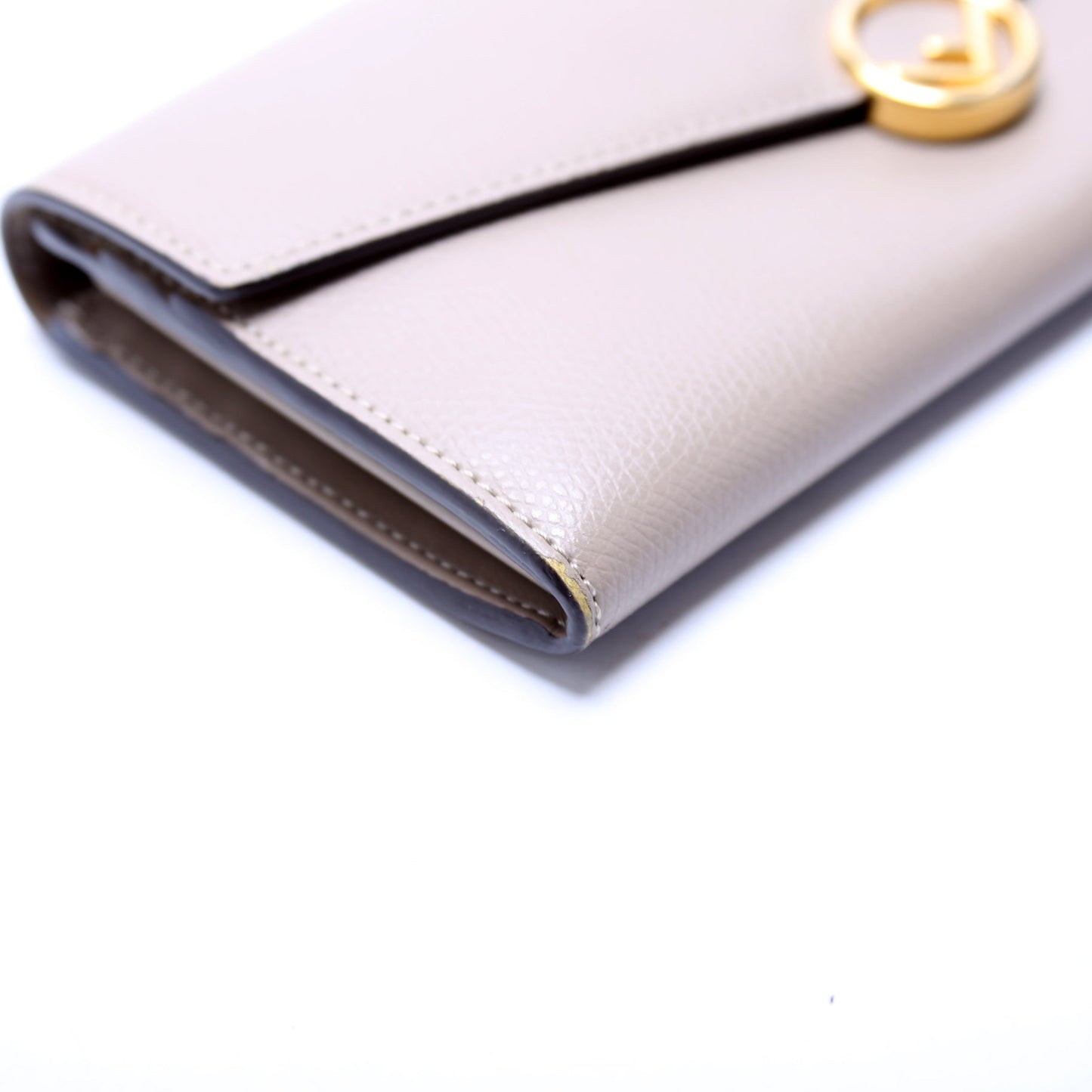 8M0251 F Is Fendi Flap Wallet Taupe