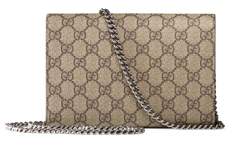 (WMNS) GUCCI Dionysus Series Synthetic canvasChain bag Dionysus Brown