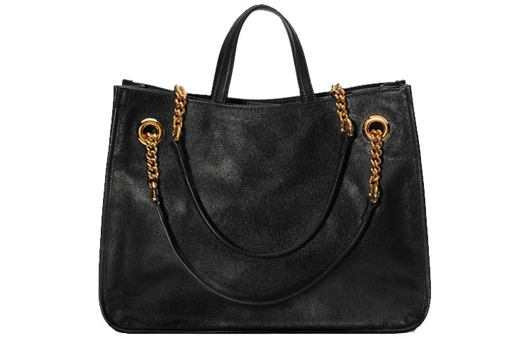 (WMNS) GUCCI 1955 Button Tote hand Bag Single Shoulder Bag Middle Black