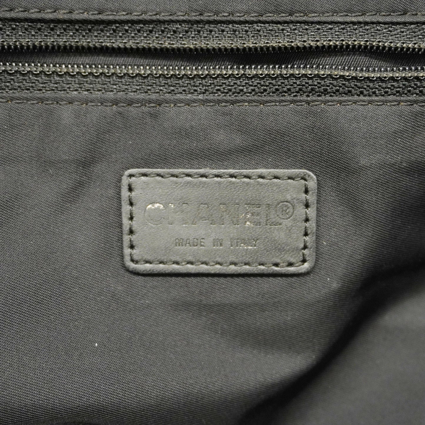 CHANEL New Travel Line Women's Nylon Tote Bag Black