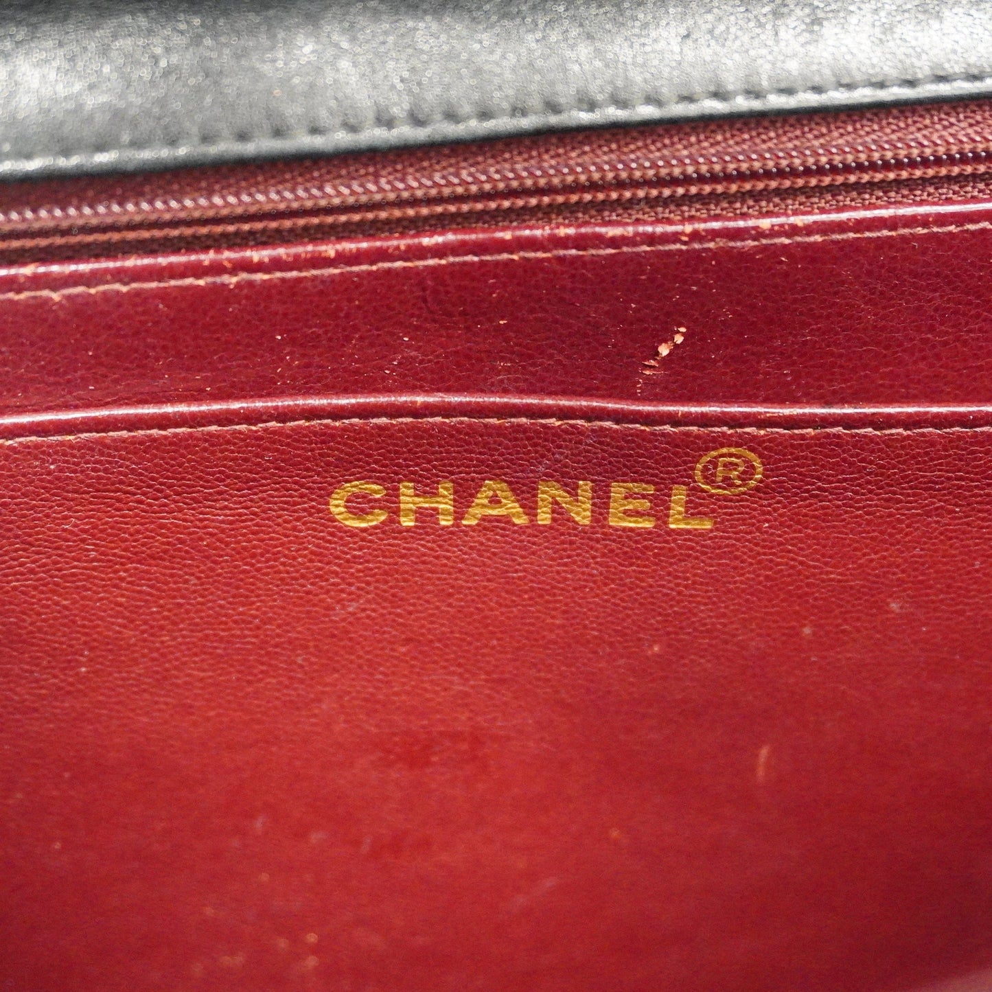 CHANEL Matelasse Big Matelasse W Chain Women's Leather Shoulder Bag Black