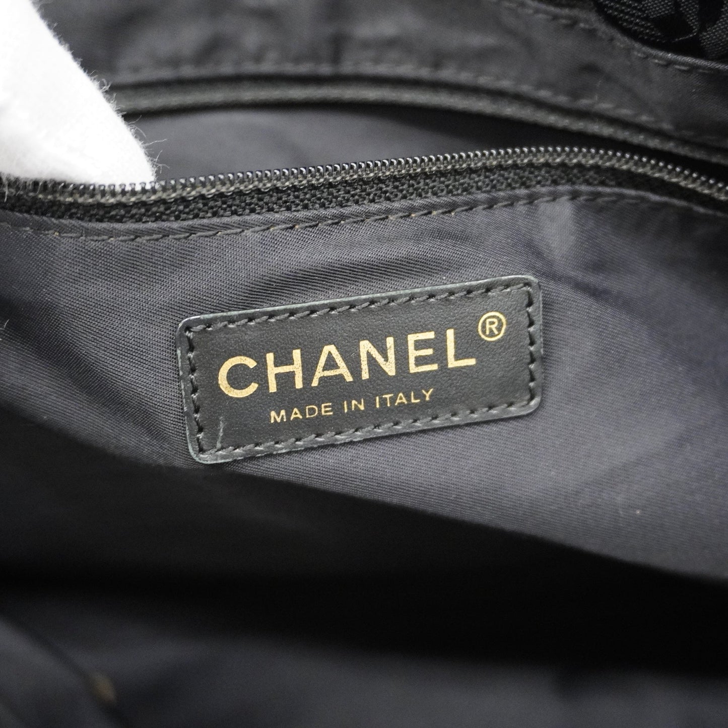 CHANEL New Travel Line Tote Bag Women's Nylon Canvas Tote Bag Black