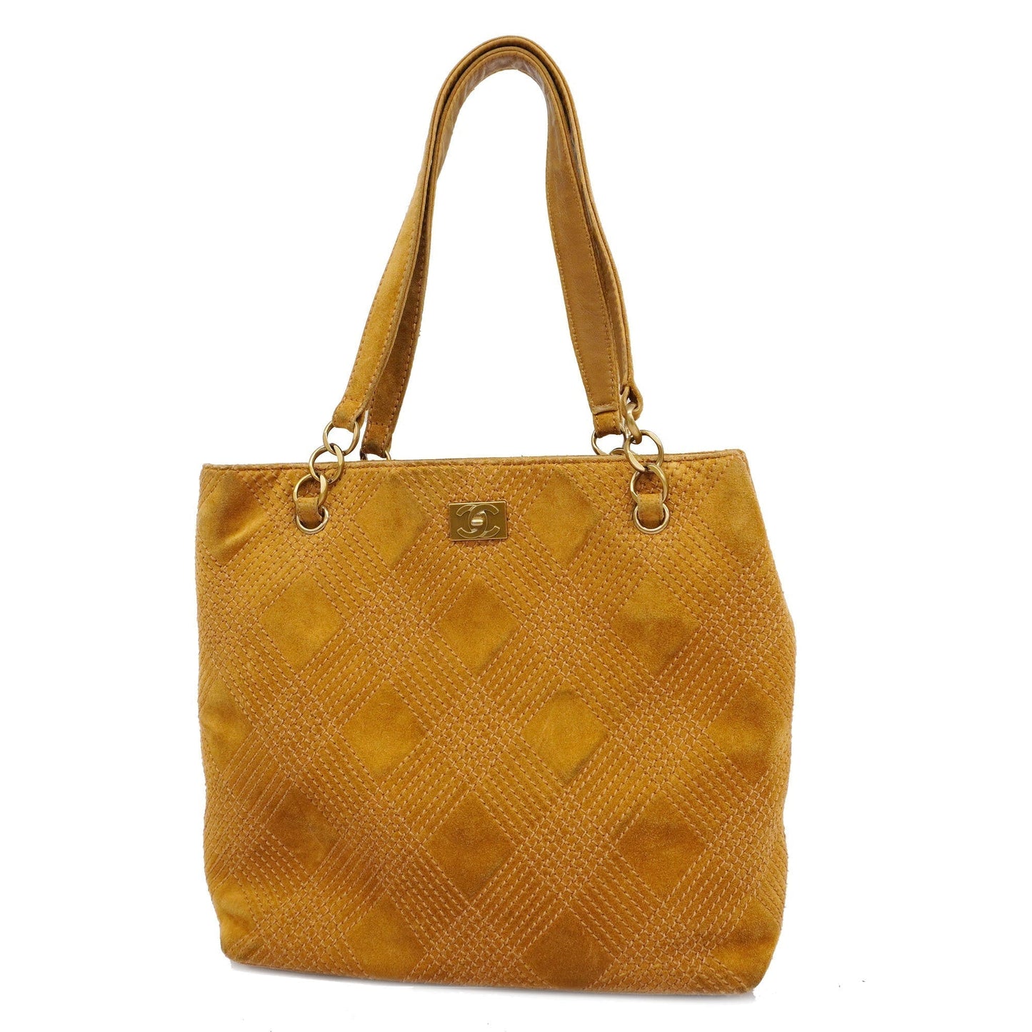 CHANEL Tote Bag Women's Suede Tote Bag Brown