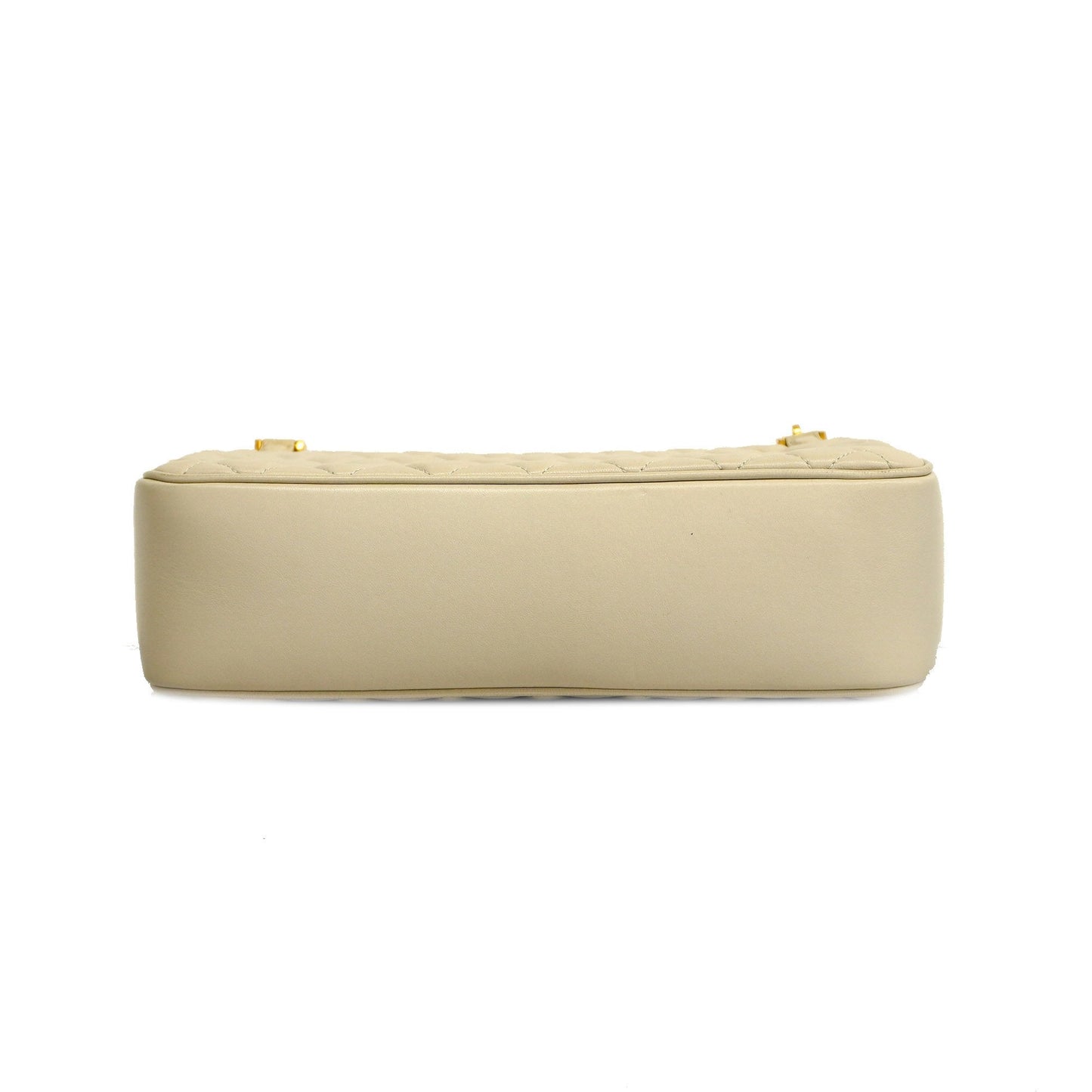 CHANEL Matelasse Chain Shoulder Women's Leather Shoulder Bag Gray