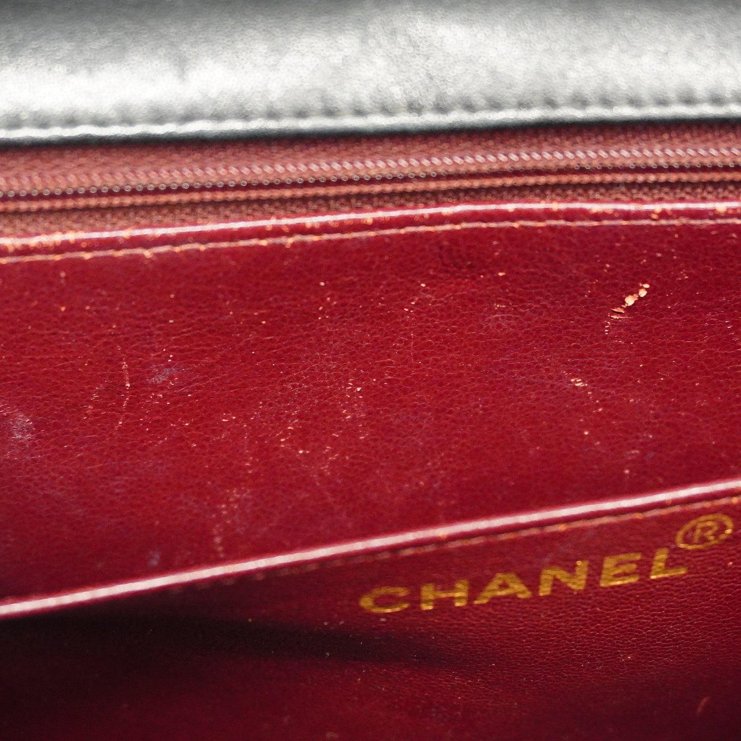 CHANEL Matelasse Big Matelasse W Chain Women's Leather Shoulder Bag Black