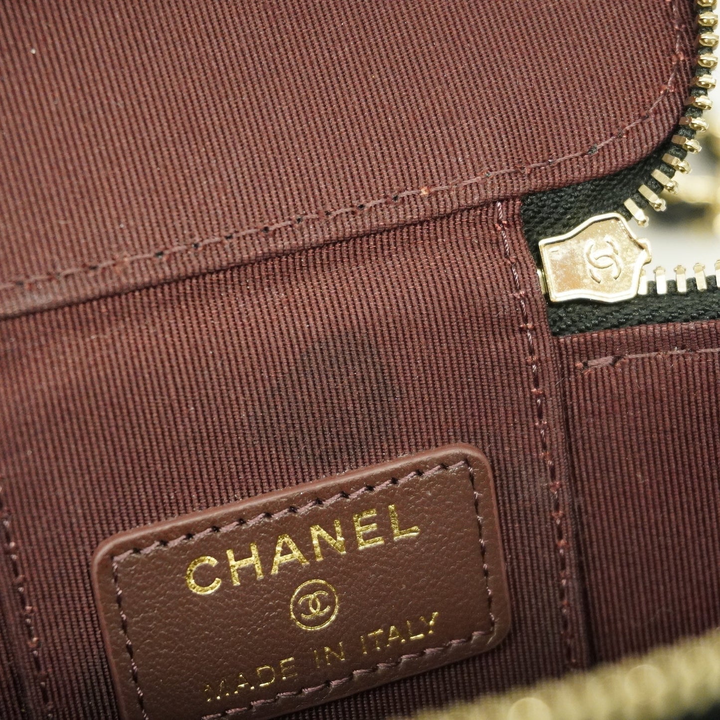 CHANEL Matelasse Vanity Bag Crochet Chain Shoulder Women's Vanity Bag