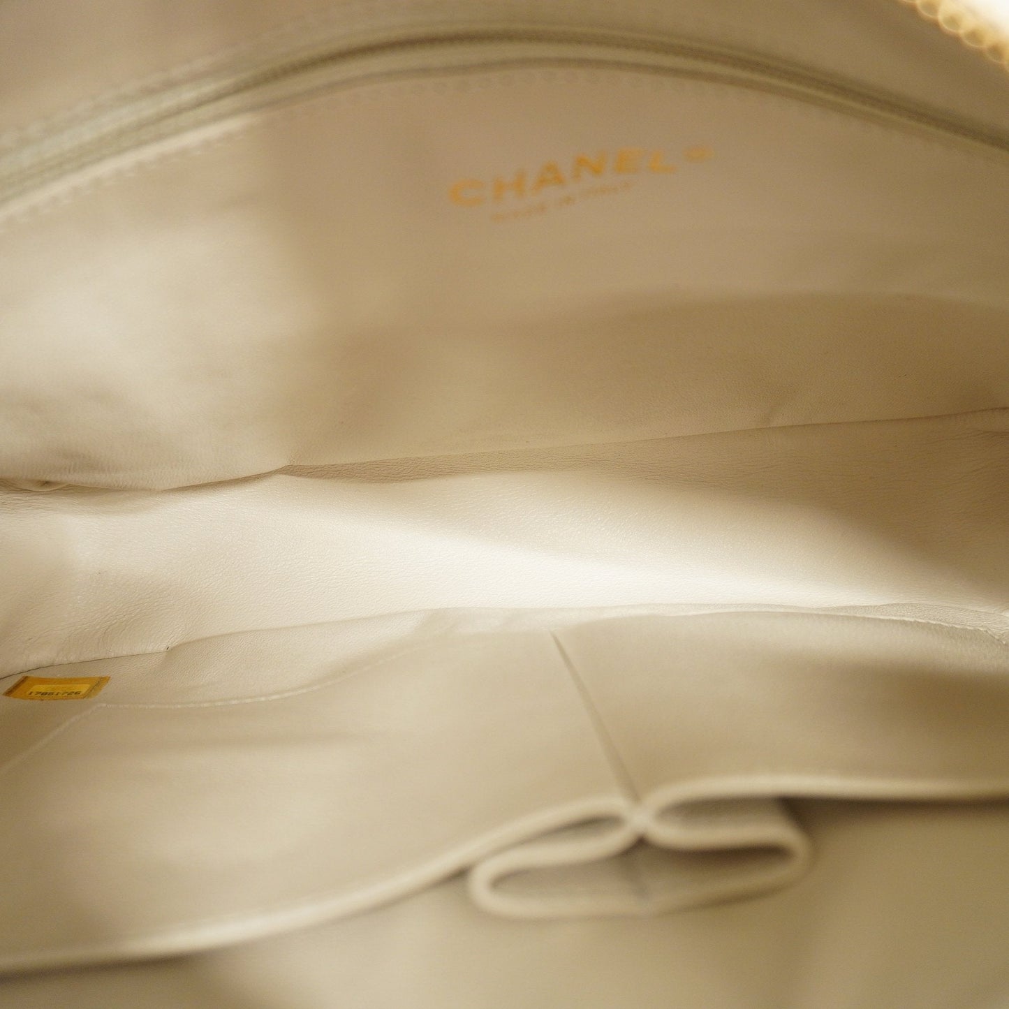 CHANEL Matelasse Chain Shoulder Women's Leather Shoulder Bag Gray