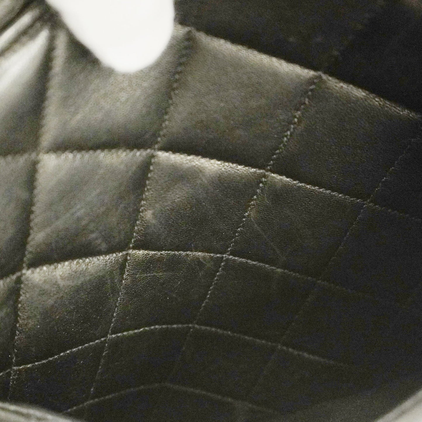 CHANEL Matelasse Lambskin Women's Leather Handbag Black