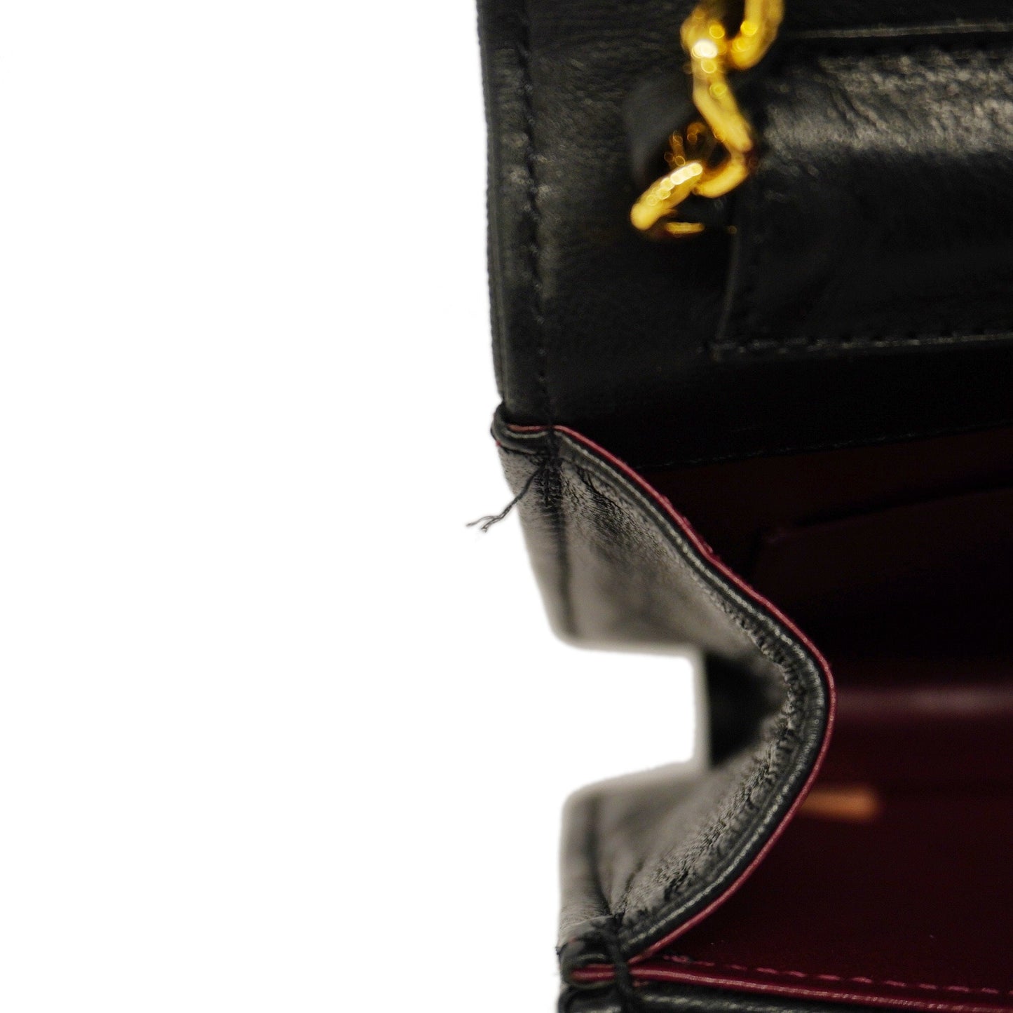 CHANEL Matelasse Chain Shoulder Lambskin Women's Leather Shoulder Bag Black