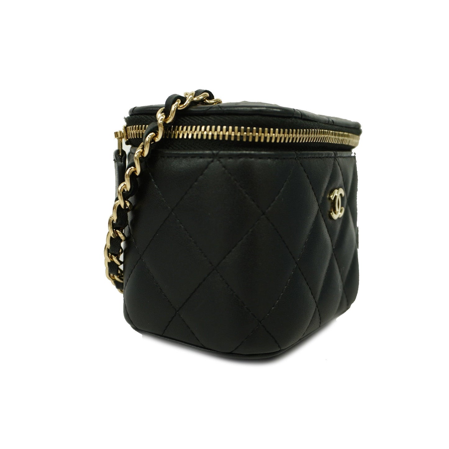 CHANEL Matelasse Vanity Bag Crochet Chain Shoulder Women's Vanity Bag