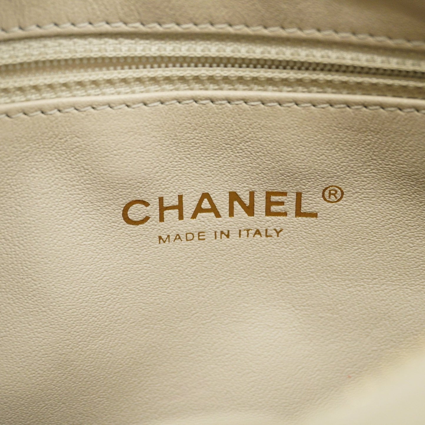 CHANEL Matelasse Chain Shoulder Women's Leather Shoulder Bag Gray