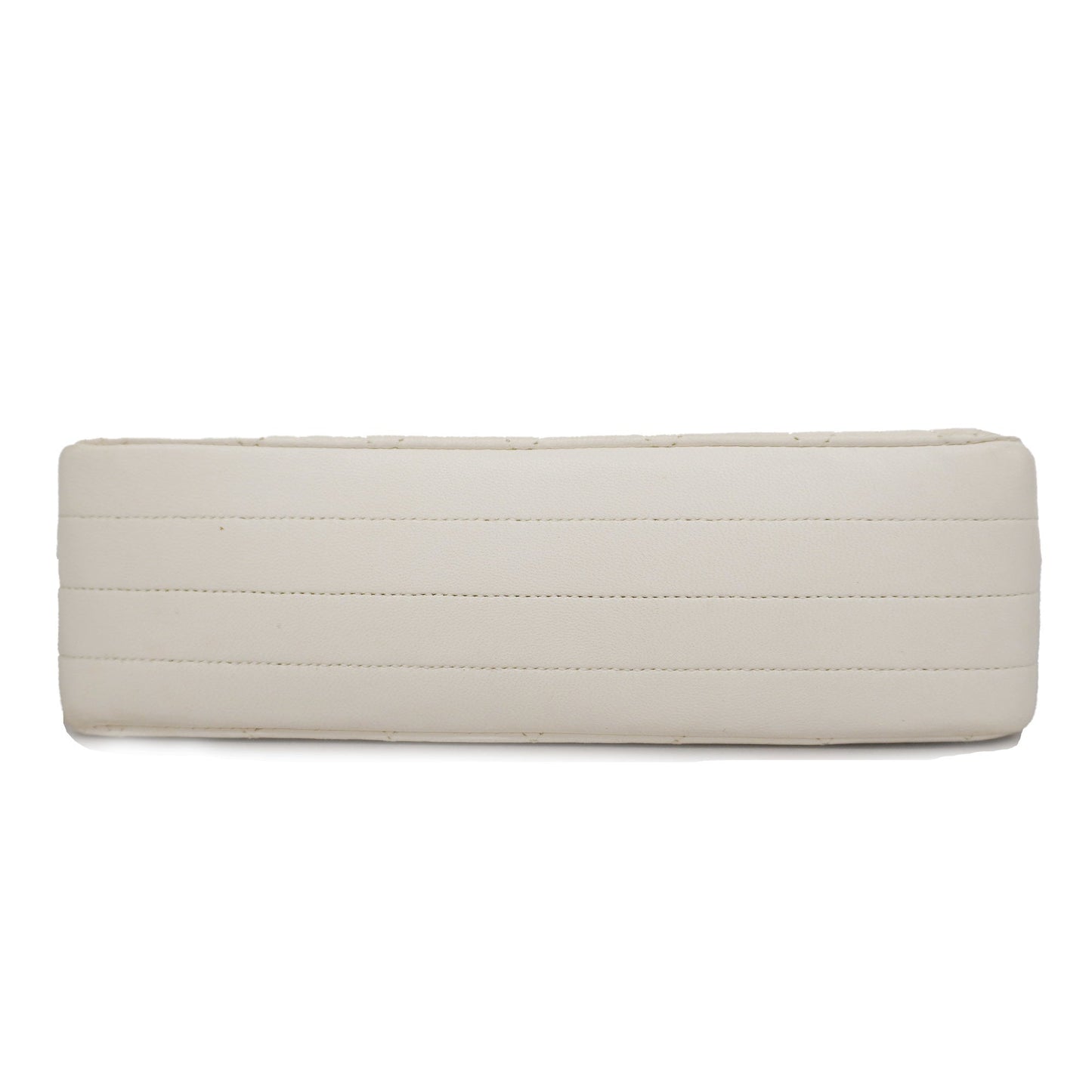 CHANEL Matelasse Chain Shoulder Women's Leather Shoulder Bag White