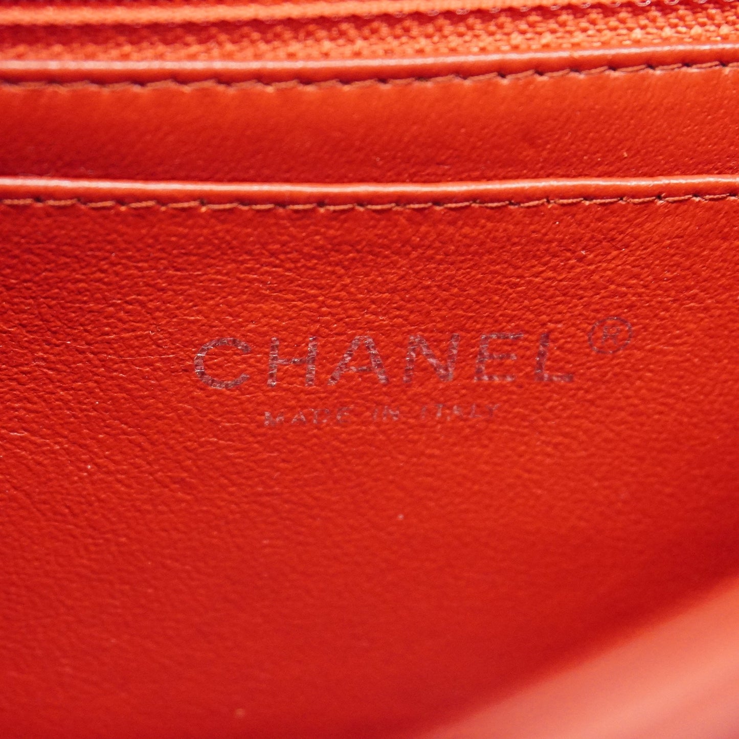 CHANEL Matelasse W Flap W Chain Shoulder Bag Lambskin Women's Leather Red