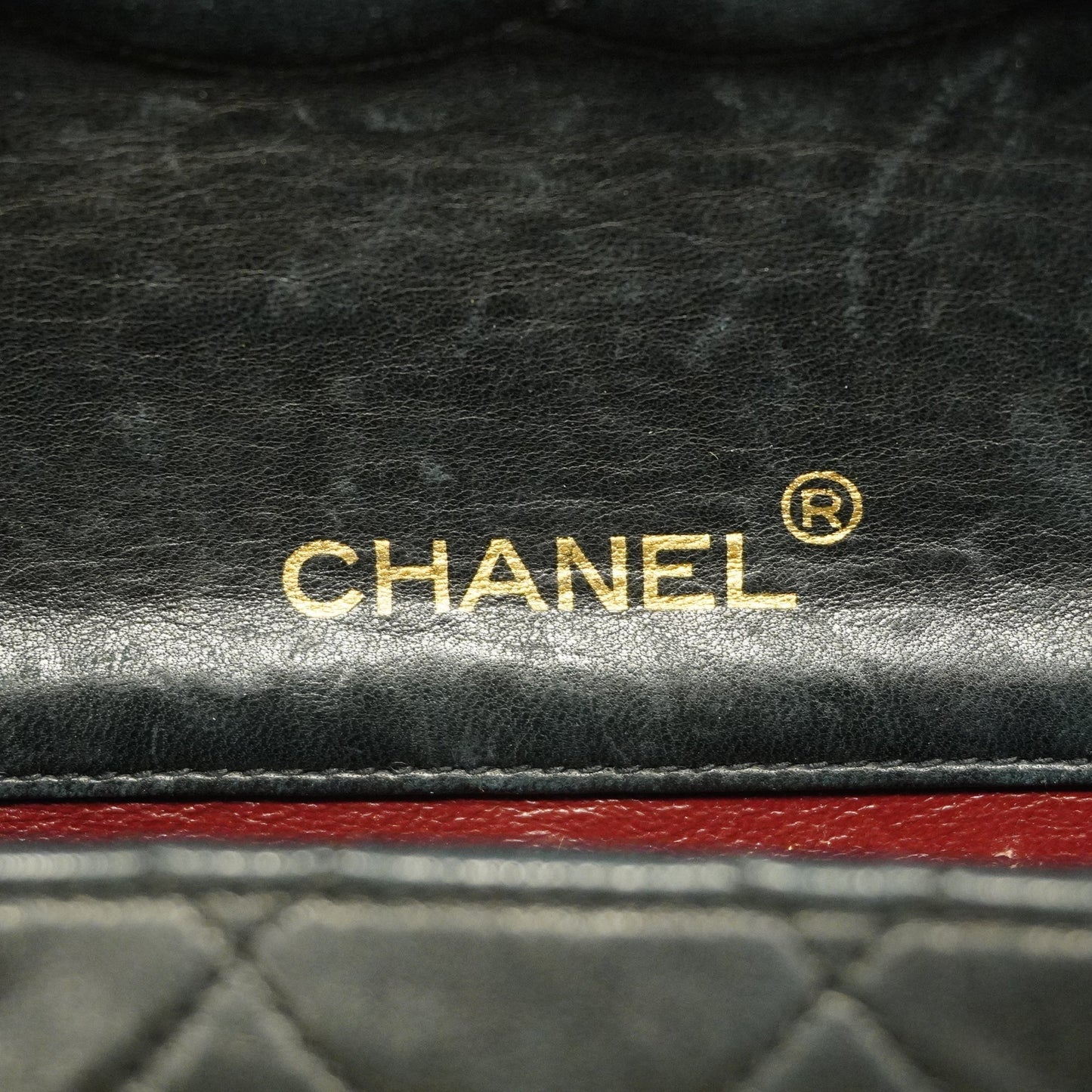 CHANEL Matelasse Chain Shoulder Women's Leather Shoulder Bag Black