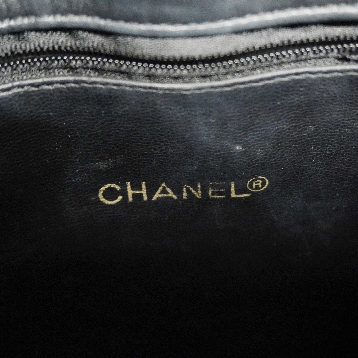 CHANEL Matelasse Chain Shoulder Women's Leather Shoulder Bag Black