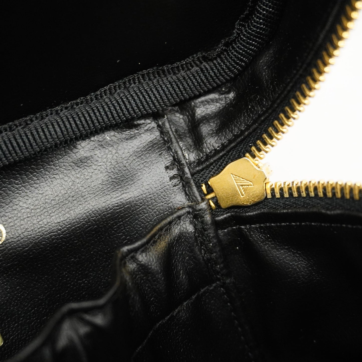 CHANEL Vanity Bag Women's Caviar Leather Vanity Bag Black