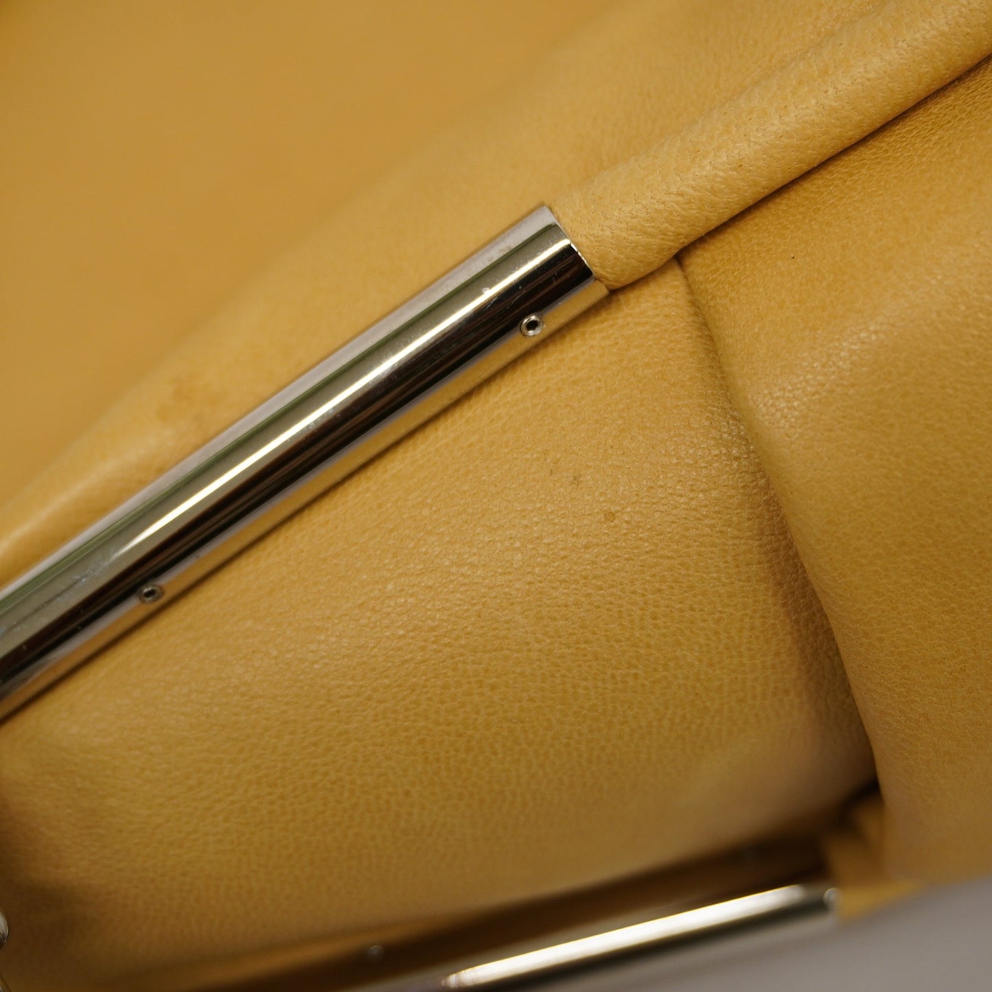 CHANEL Matelasse Chain Shoulder Lambskin Women's Leather Shoulder Bag Beige