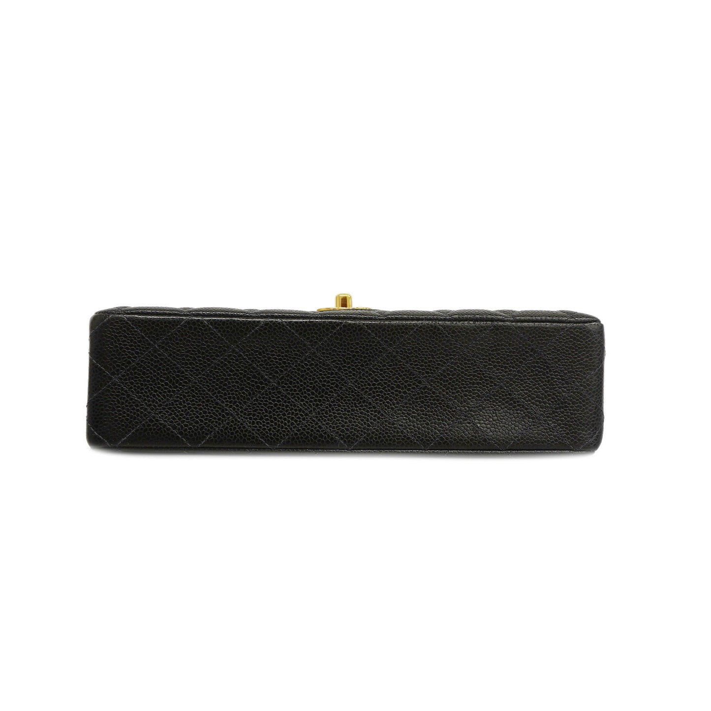 CHANEL Matelasse W Flap W Chain Lambskin Women's Leather Shoulder Bag Black