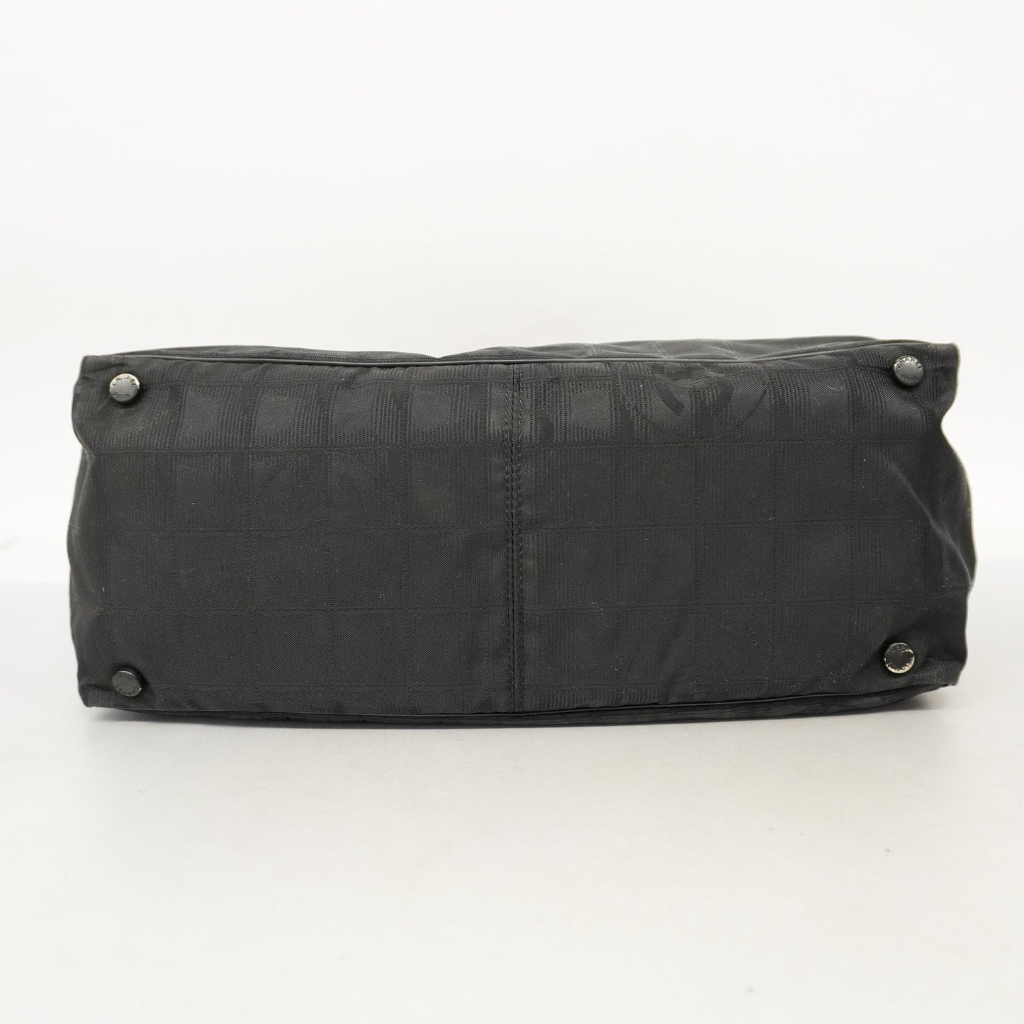 CHANEL New Travel Line Women's Nylon Tote Bag Black