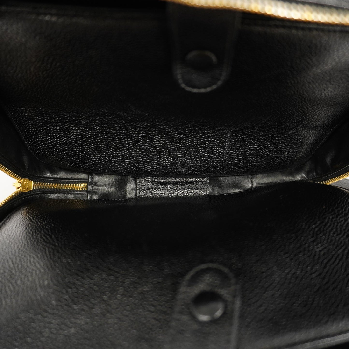 CHANEL 2WAY Bag Women's Caviar Leather Handbag,Shoulder Bag Black
