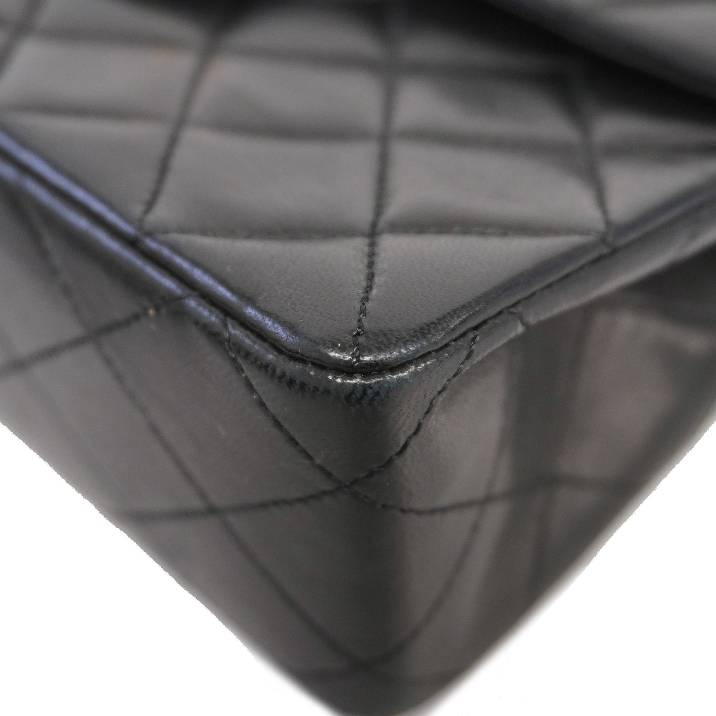 CHANEL Matelasse Chain Shoulder Lambskin Women's Leather Shoulder Bag Black