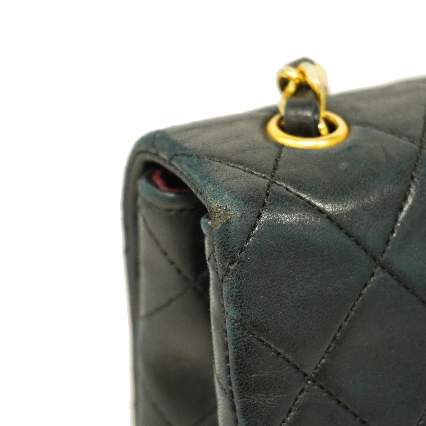 CHANEL Matelasse Chain Shoulder Women's Leather Shoulder Bag Black