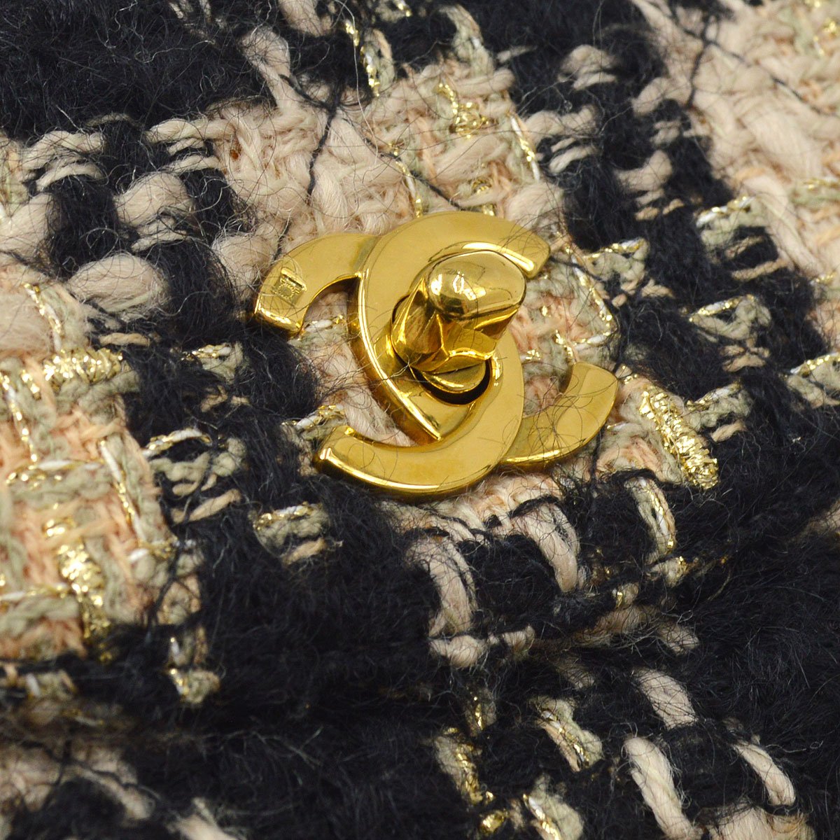 CHANEL * 1994 Tweed DUMA Backpack Medium