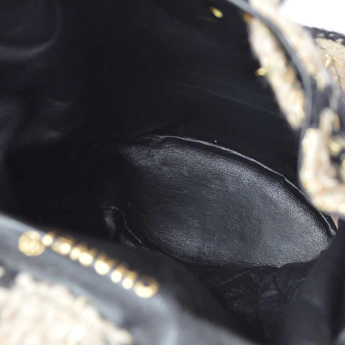 CHANEL * 1994 Tweed DUMA Backpack Medium