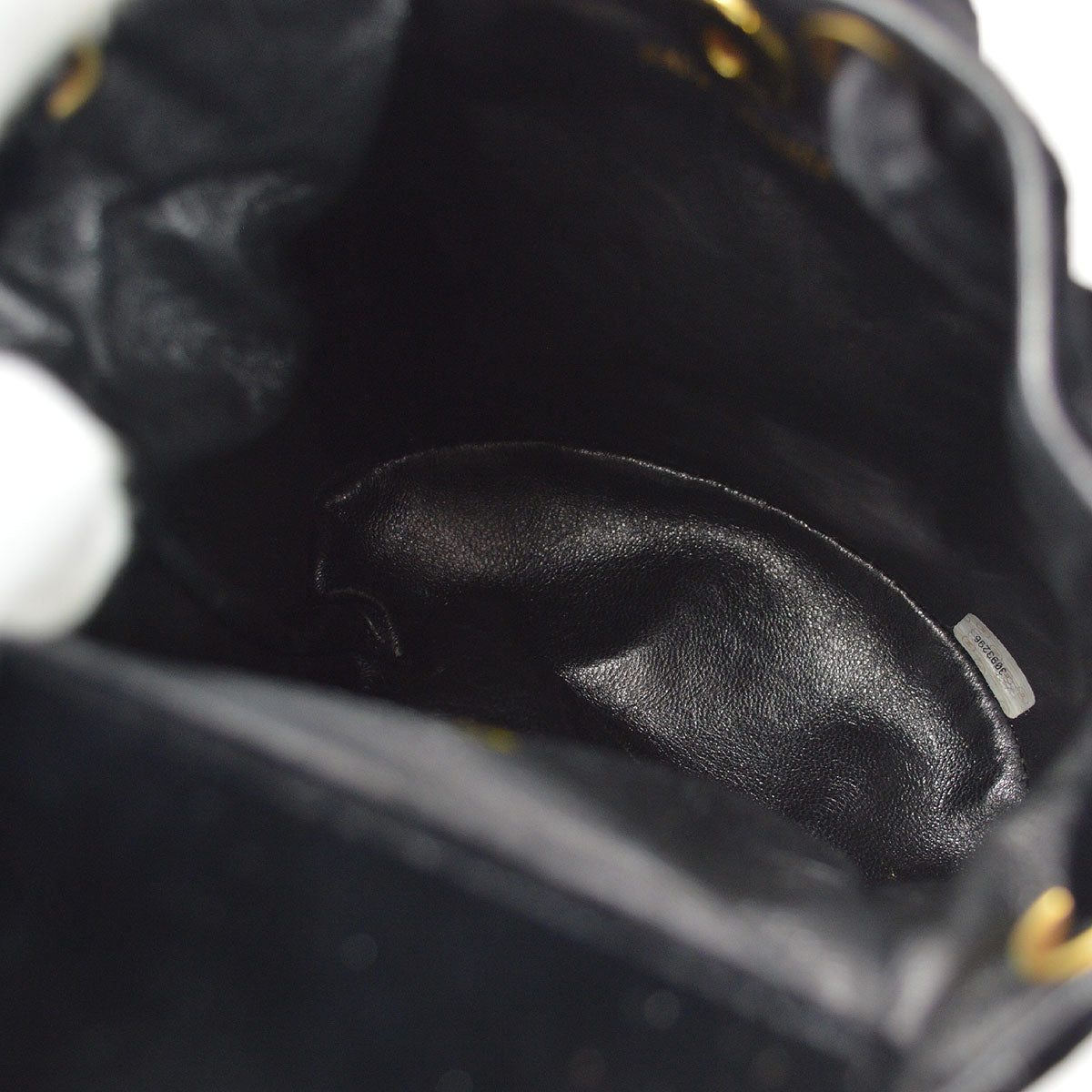 CHANEL * 1994-1996 Black Velvet Duma Backpack Small