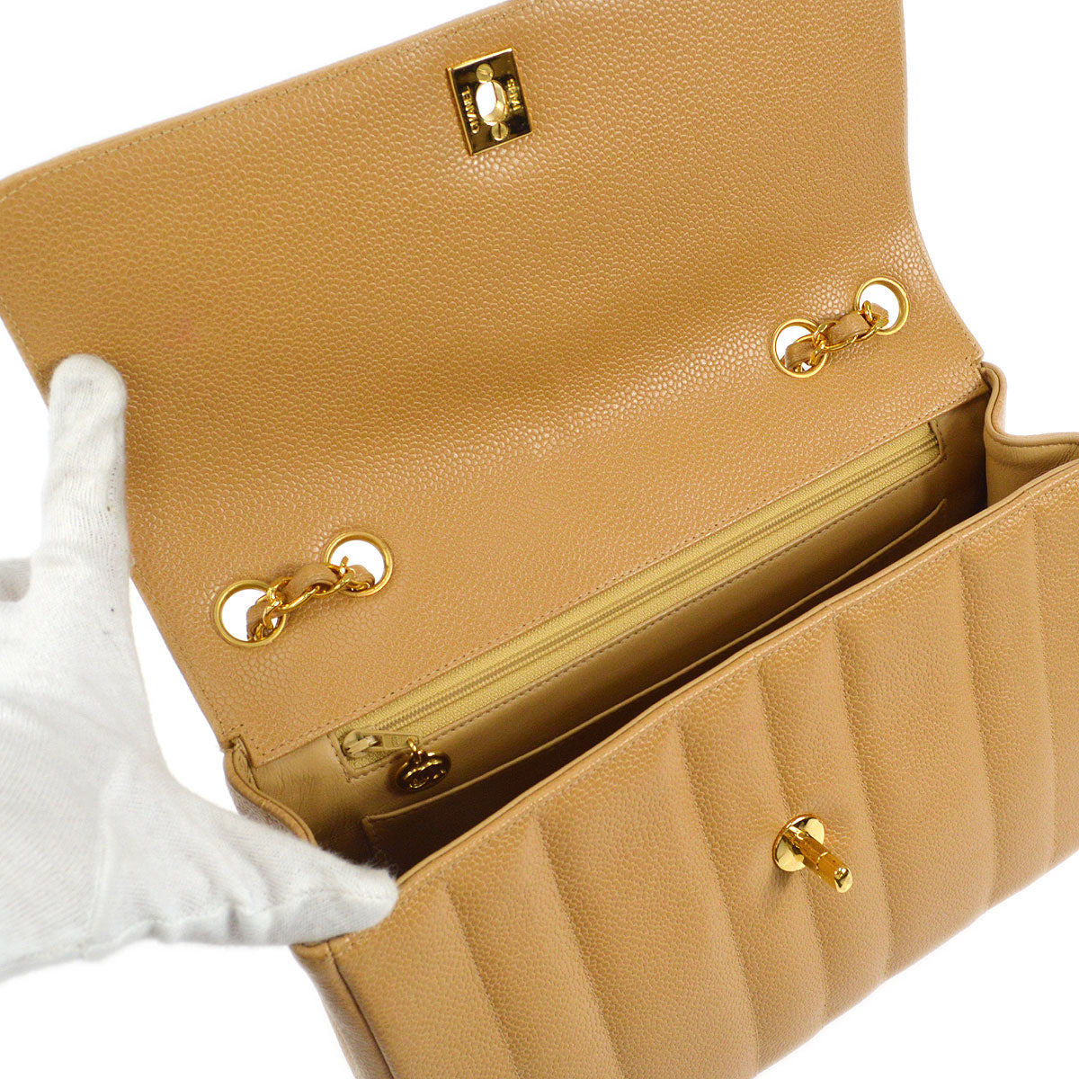 CHANEL * 1994-1996 Medium Vertical Straight Flap