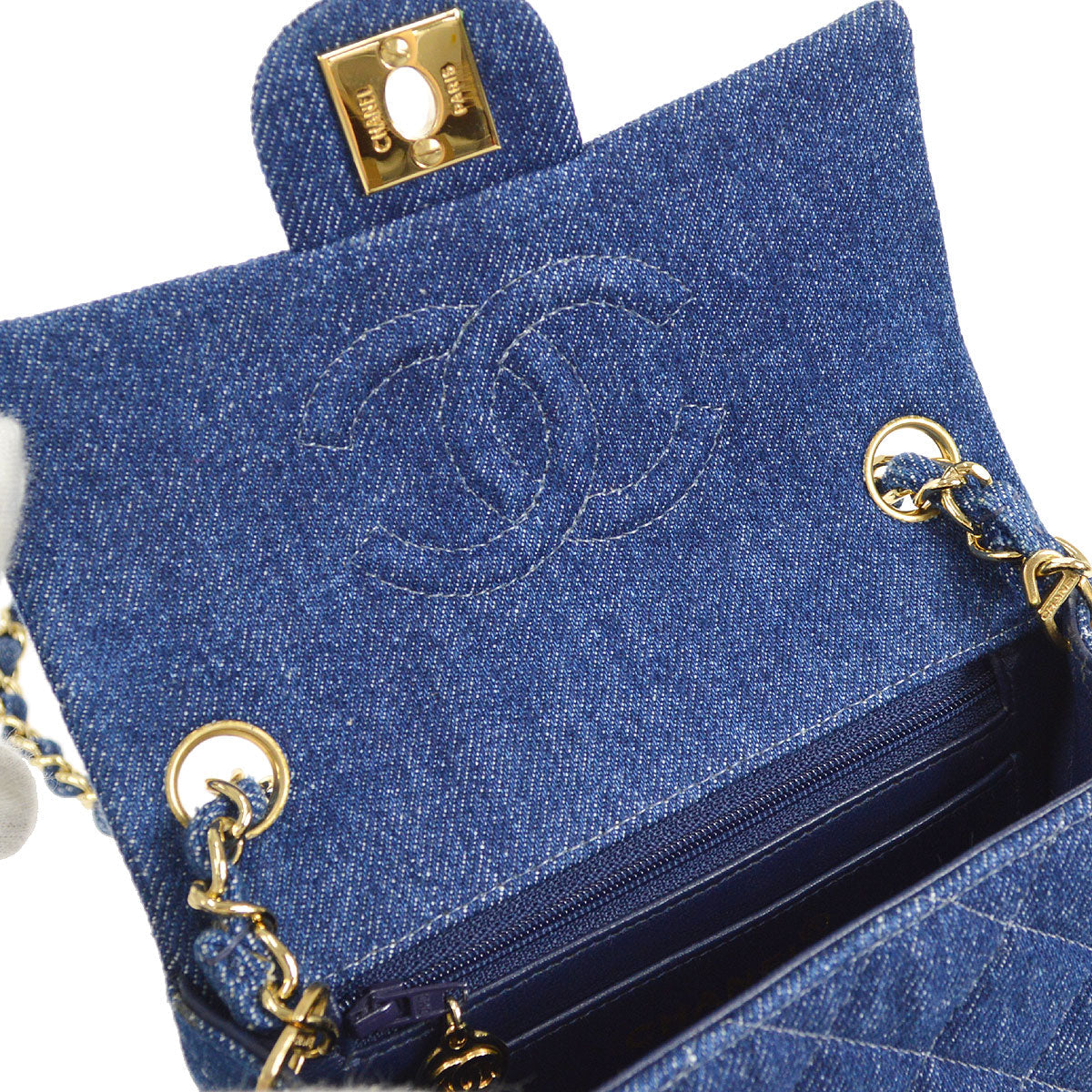 CHANEL * 1997-1999 Mini Classic Square Flap