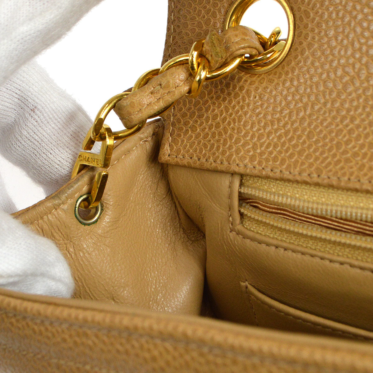 CHANEL * 1994-1996 Horizontal Classic Square Flap Mini