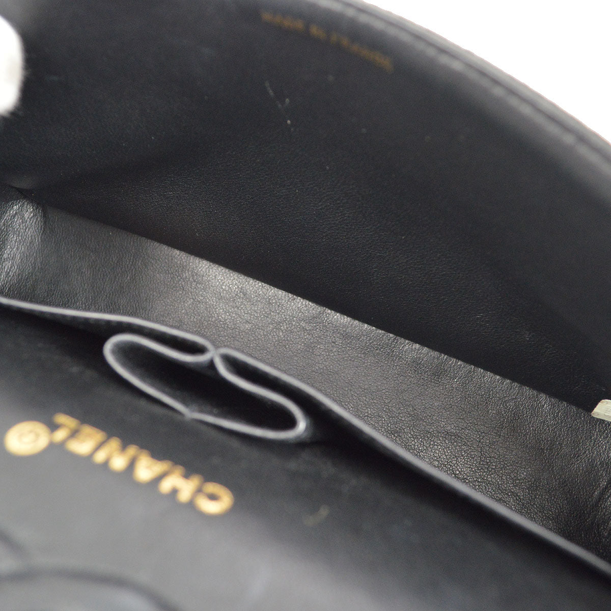 CHANEL * 1994-1996 Classic Double Flap Medium Black Velvet