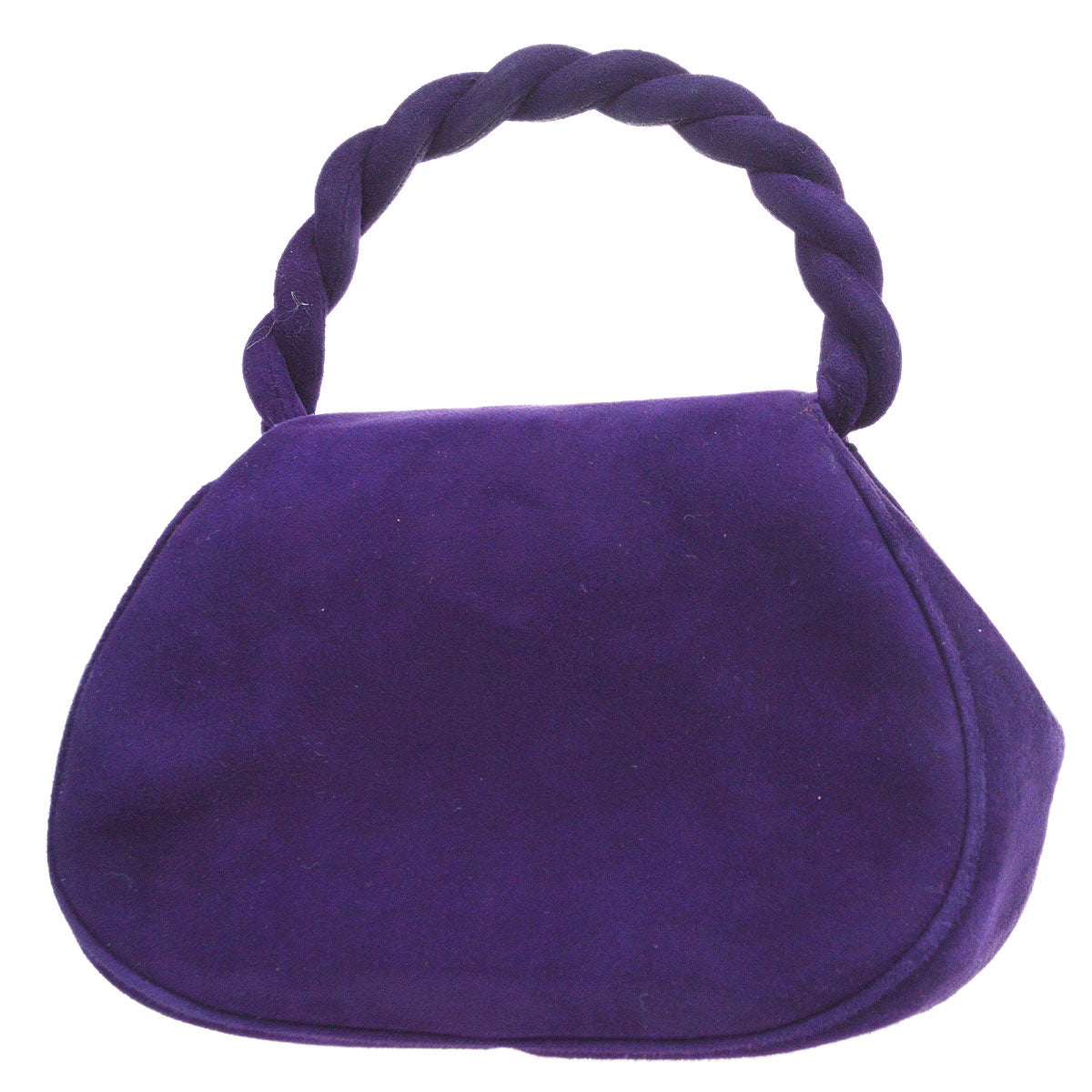 CHANEL * 1996-1997 Handbag Purple Suede
