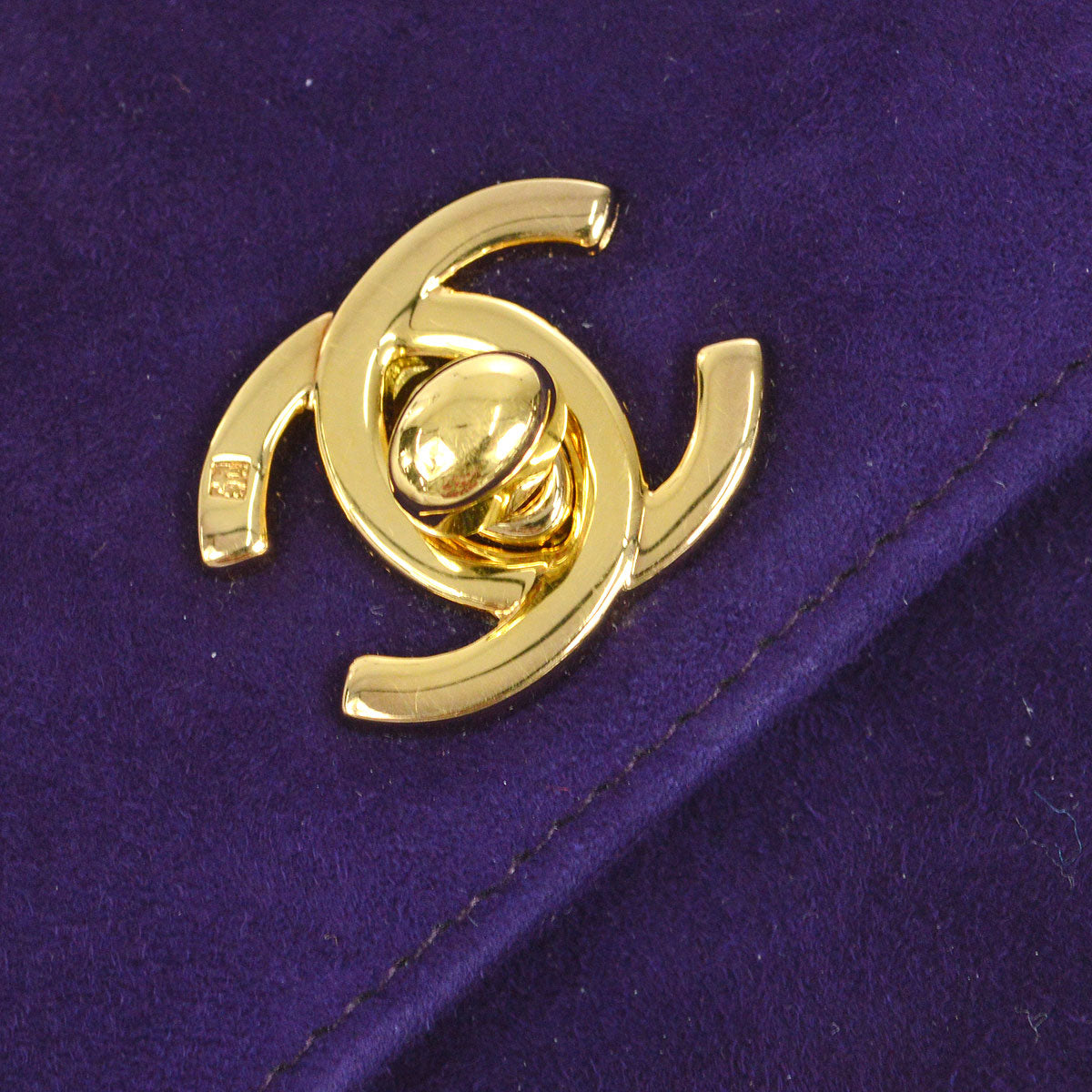 CHANEL * 1996-1997 Handbag Purple Suede