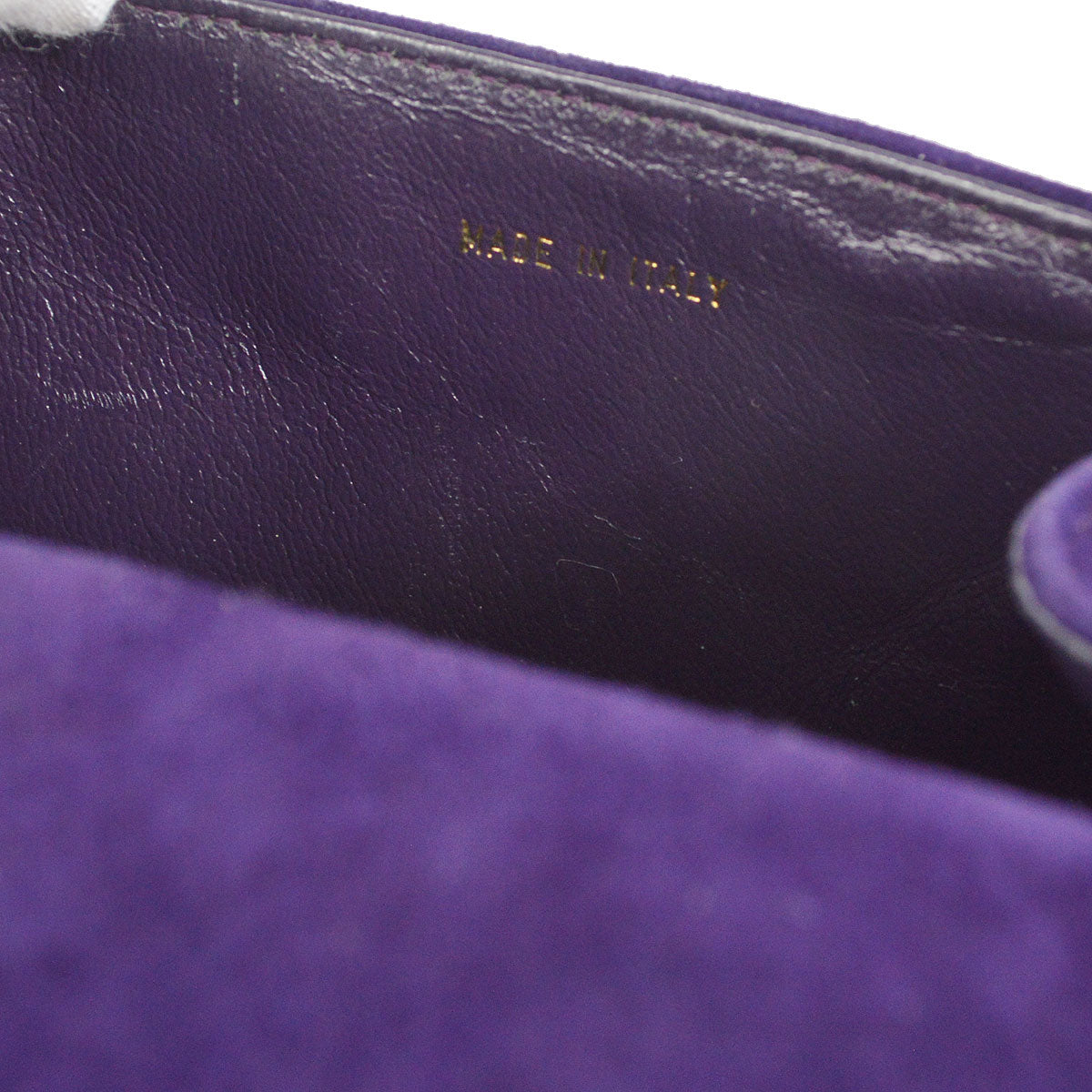 CHANEL * 1996-1997 Handbag Purple Suede