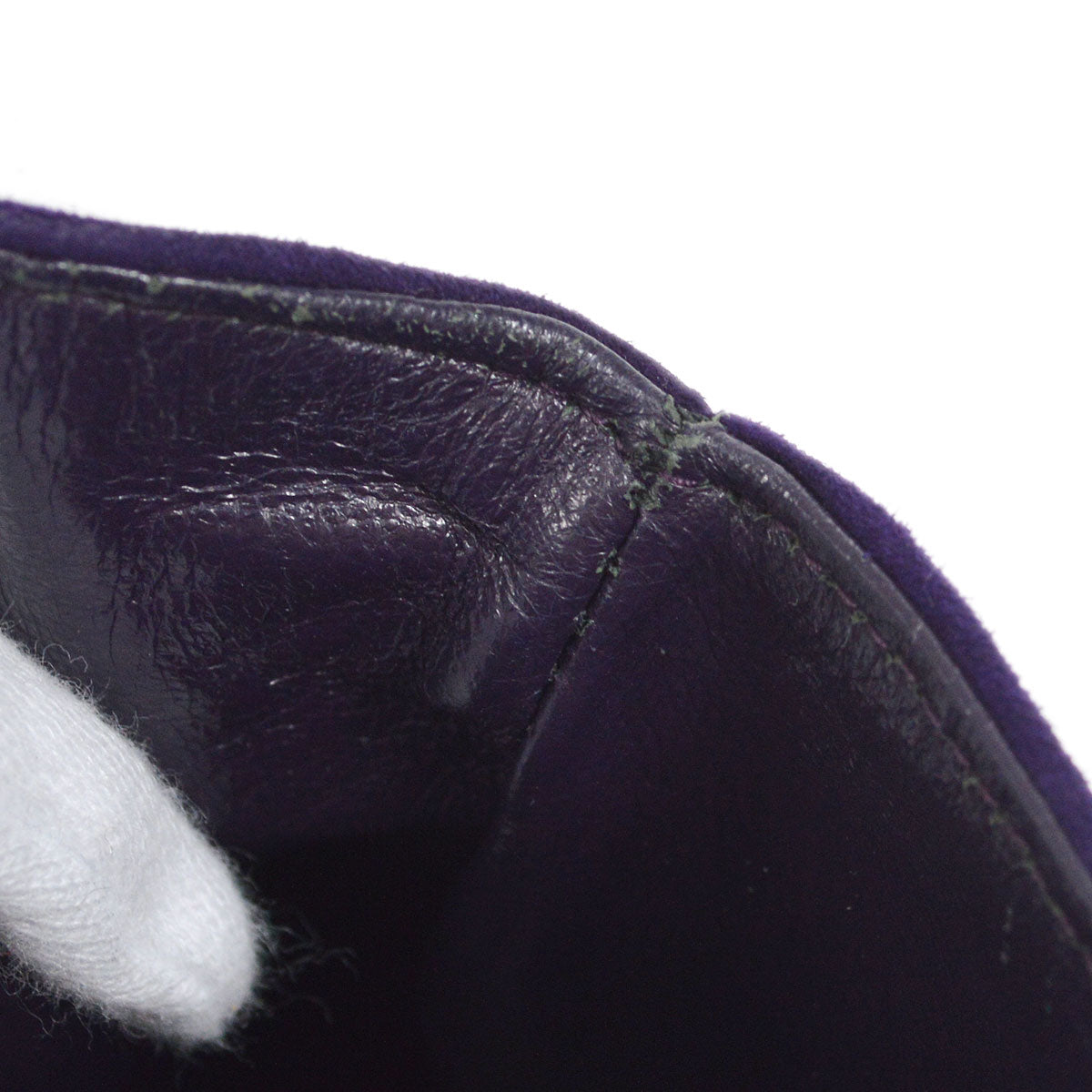 CHANEL * 1996-1997 Handbag Purple Suede