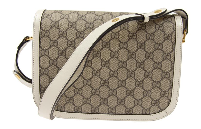 (WMNS) GUCCI 1955 SeriesButton Single Shoulder Bag White