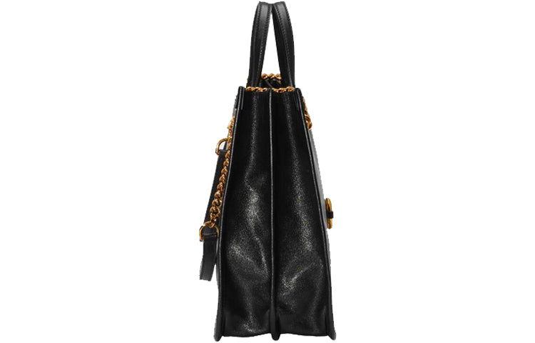 (WMNS) GUCCI 1955 Button Tote hand Bag Single Shoulder Bag Middle Black