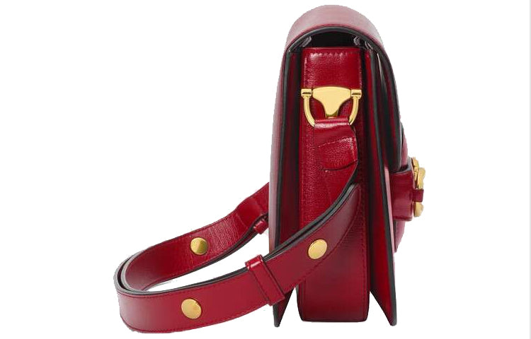 (WMNS) GUCCI 1955Button Vintage Single Shoulder Bag Red