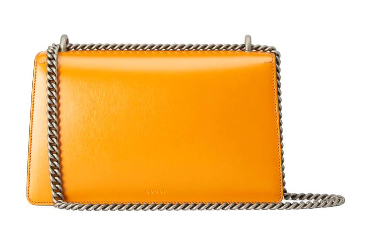 (WMNS) GUCCI Dionysus Leather Single-Shoulder Bag Small Orange/Black/White