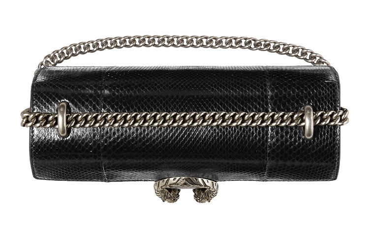 (WMNS) GUCCI Dionysus Leather Single Shoulder Bag Medium Black