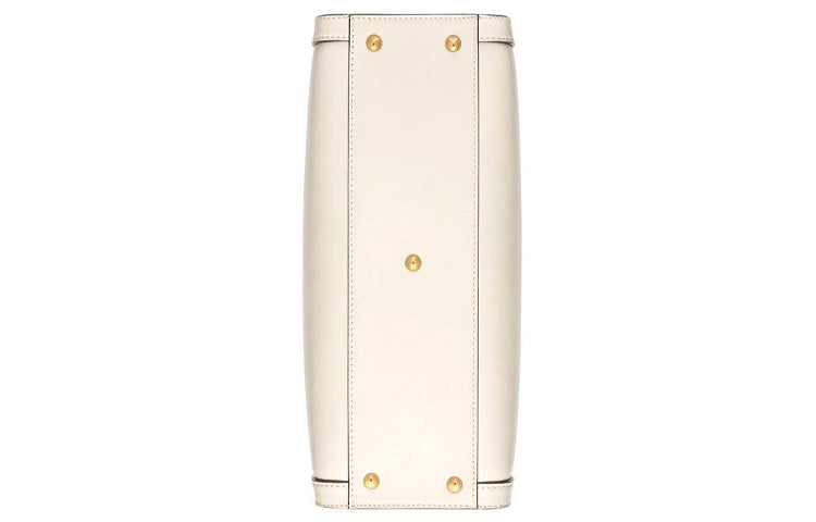 (WMNS) GUCCI Diana Series Tote Leather SingleShoulderMessengerHandholdBag SmallSize White