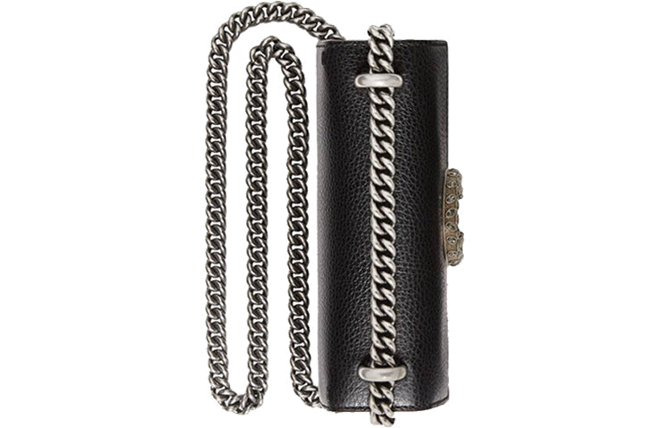 (WMNS) GUCCI Dionysus Leather Mini Handbag Black